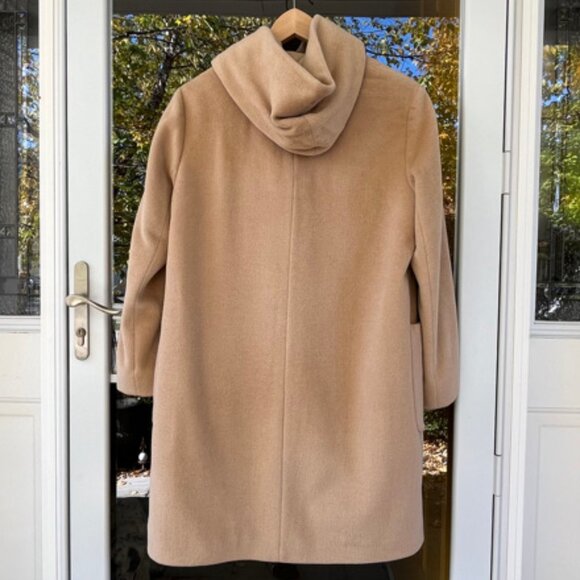 Hilary Radley Angora/Wool Blend Coat - Light Camel Colour - Size 6 / Medium - Picture 6 of 16